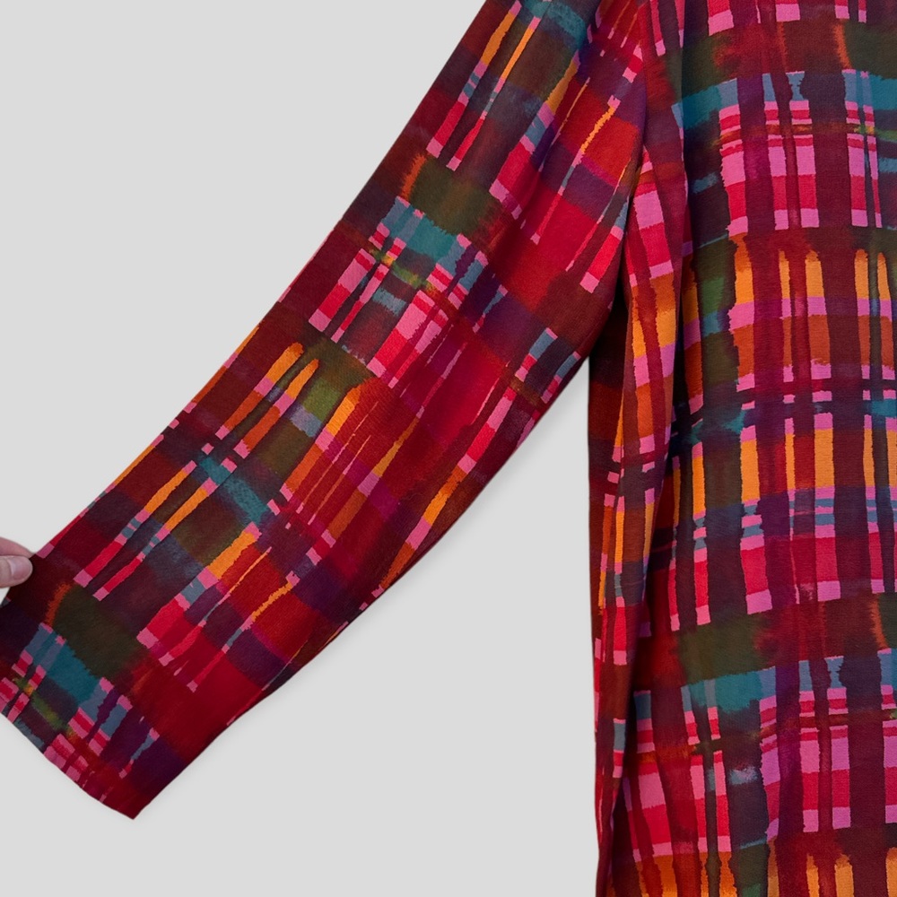Carole Little Pleated Blouse - Picture 4 of 4